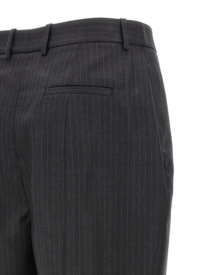 Mcqueen Pinstripe Pants - Gray | 39ee175137445009dd7cd0e4ea4462dbb1dce8bd