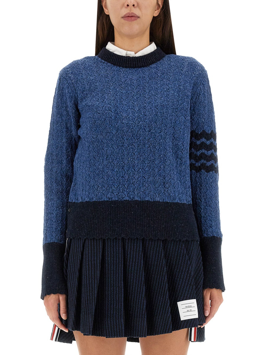 Thom Browne Sweaters - Blue | Wanan Luxury