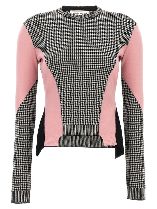 Houndstooth Sweater Sweaters And Cardigans Multicolor