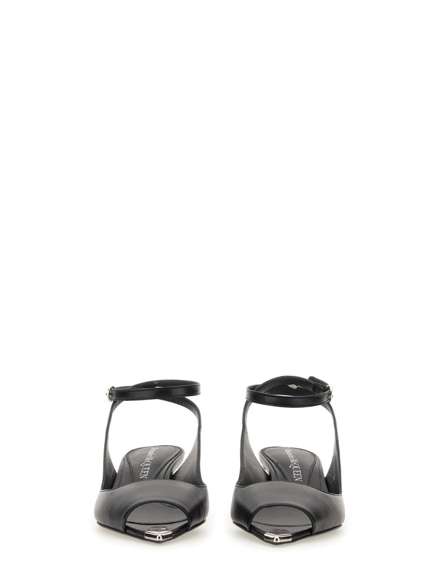 Alexander McQueen Sandals - Black | Wanan Luxury