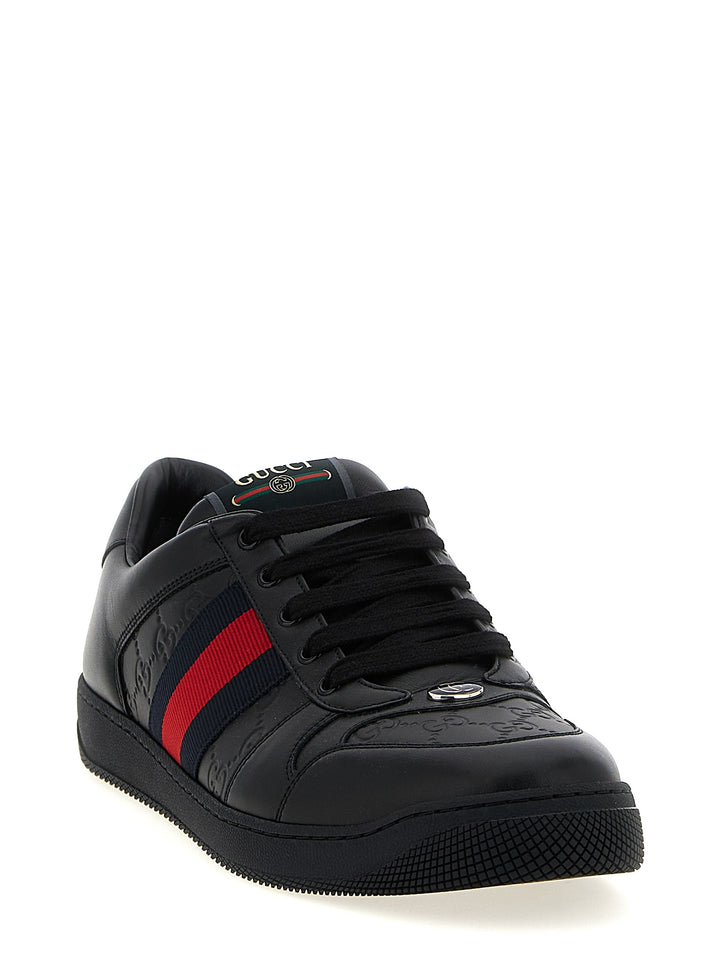 Gucci Screener Sneakers - Black | 559844c52d0a77407d26996a359af2d20d278078