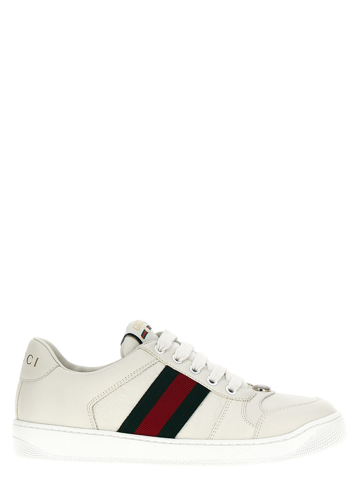 Gucci Screener Sneakers - White | 61a10e20a21e28e0ace48282c09c57da15fba16f