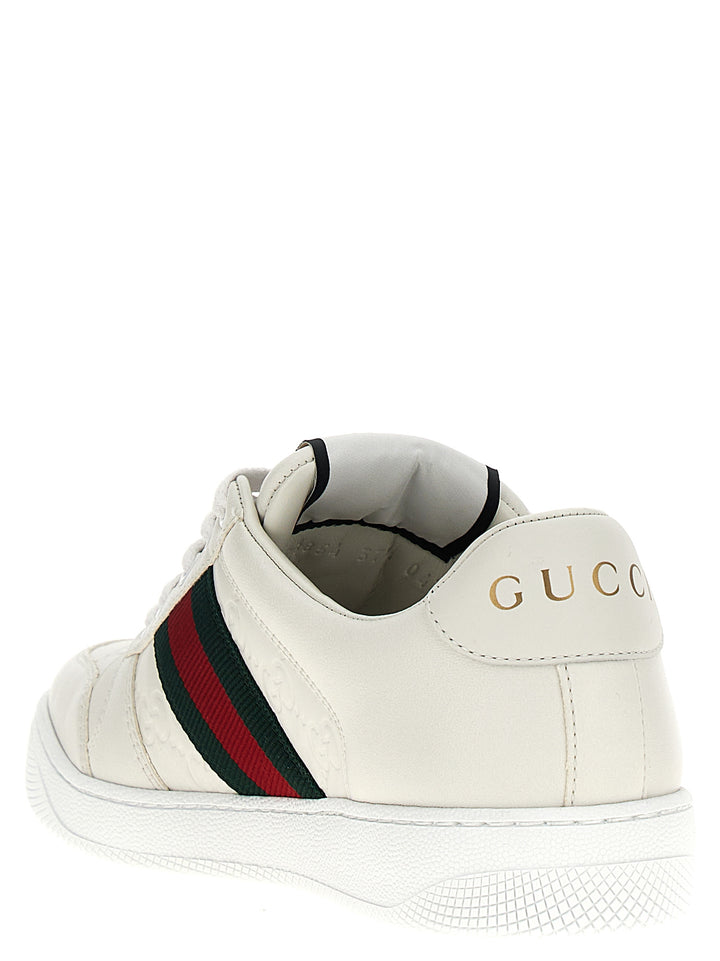 Gucci Screener Sneakers - White | 210028b30a614b0844edea7218e1f901e83c5db5