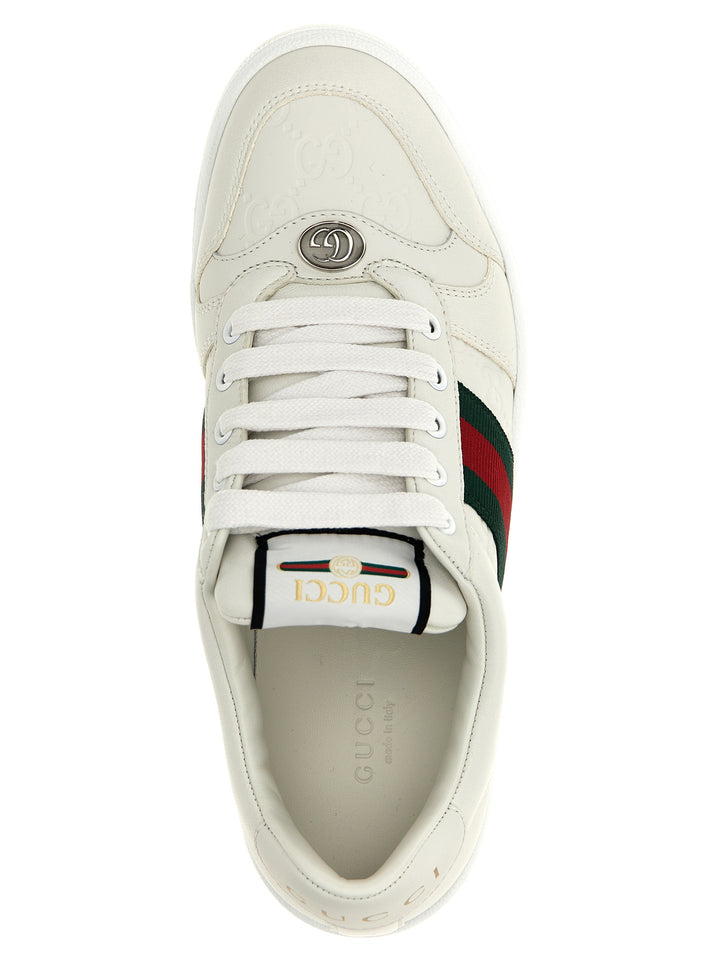 Gucci Screener Sneakers - White | 675eb2824a44a6c565273a14f2107a888754d1d8