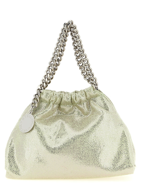 Falabella Mini Drawstring Hand Bags Green