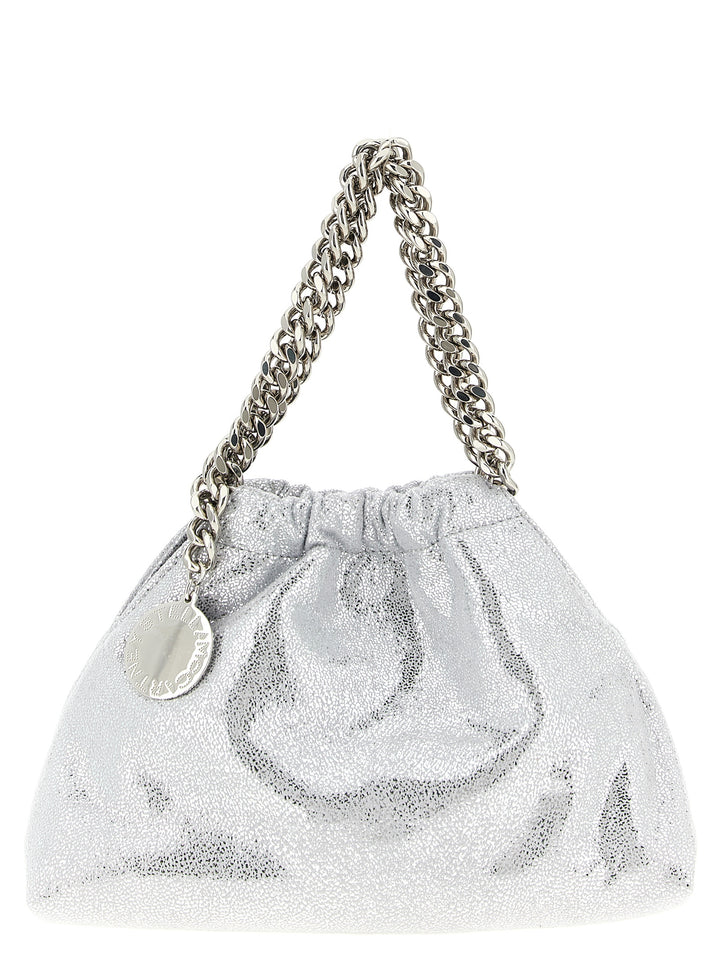Stella Mccartney Falabella Mini Drawstring Crossbody Bag Crossbody Bags - Silver | 3c37b785e134102398911a0660b5a15fe614042f