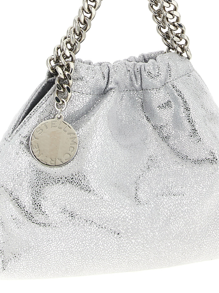 Stella Mccartney Falabella Mini Drawstring Crossbody Bag Crossbody Bags - Silver | 6c961a6cc807a285e79e9be37f4bdc55e6588c3b