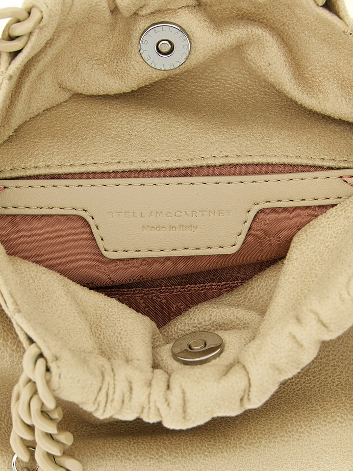 Stella Mccartney Falabella Mini Drawstring Shoulder Bags - Beige | 45d98f356fdd034f739c40b9bfeb2588526c4335