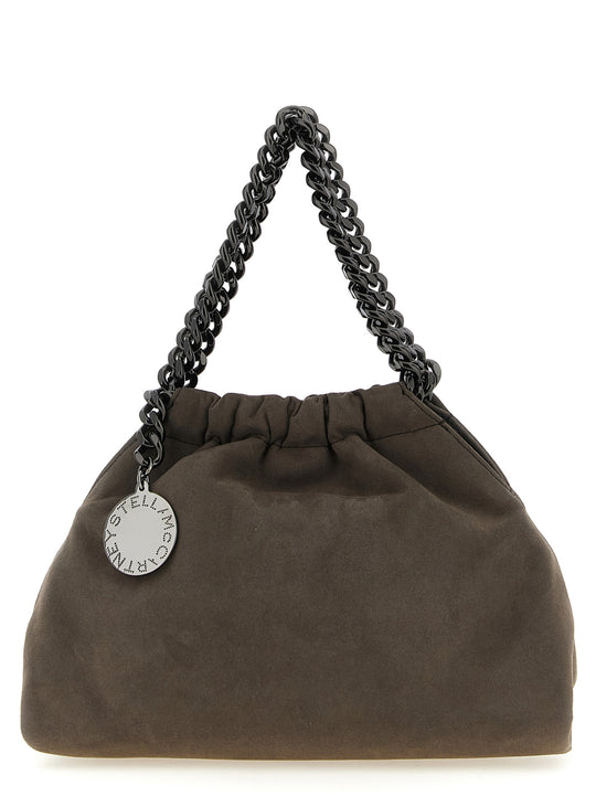 Falabella Mini Drawstring Crossbody Bags Gray