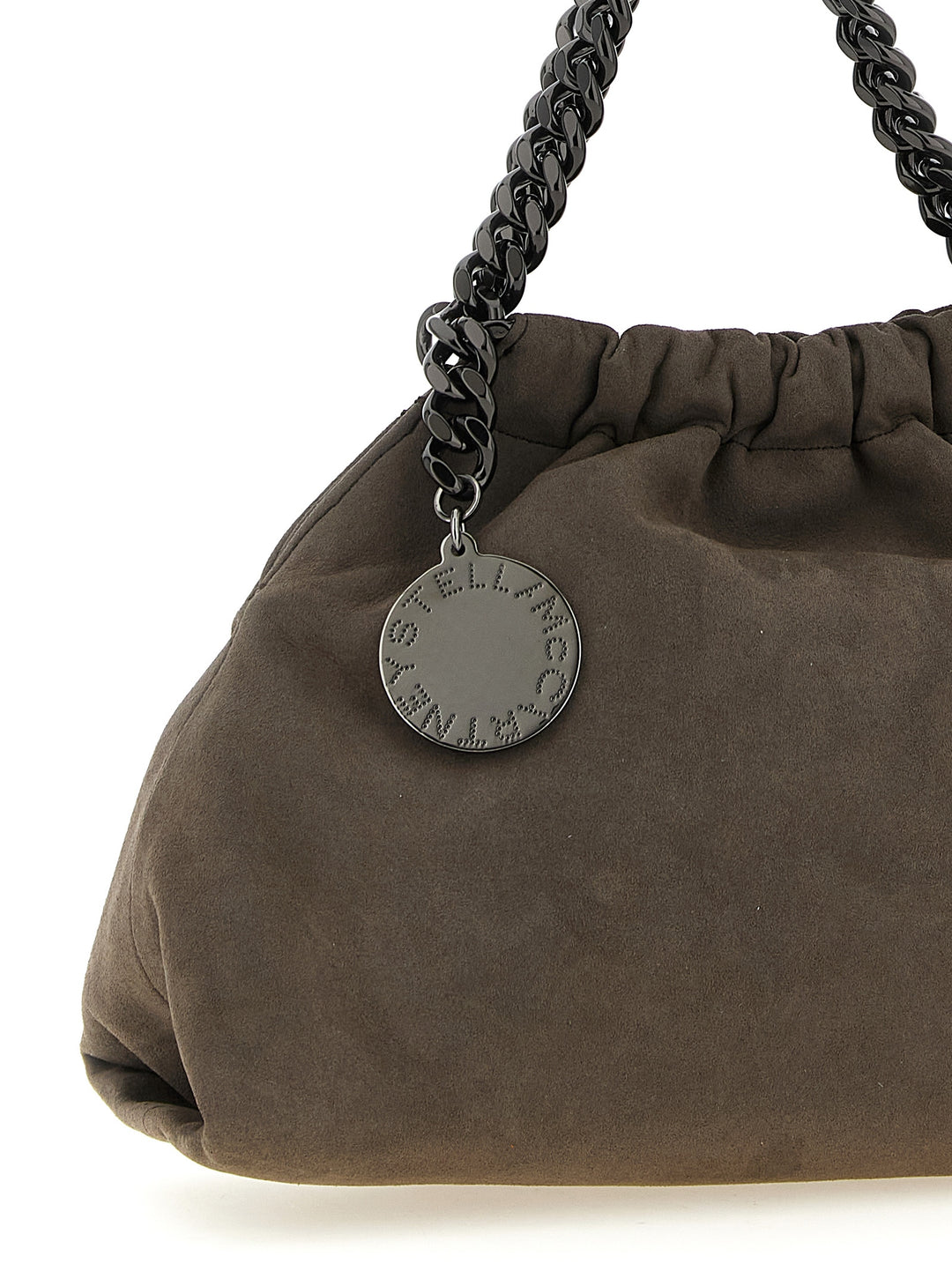 Stella Mccartney Falabella Mini Drawstring Crossbody Bags - Gray | d131004114455a41808adb94160e13cb4b996db6