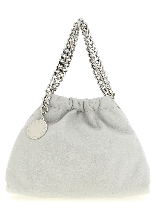 Falabella Mini Drawstring Hand Bags Gray