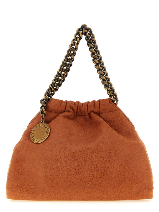 Falabella Mini Drawstring Shoulder Bags Orange