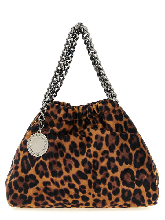 Falabella Mini Drawstring Hand Bags Brown