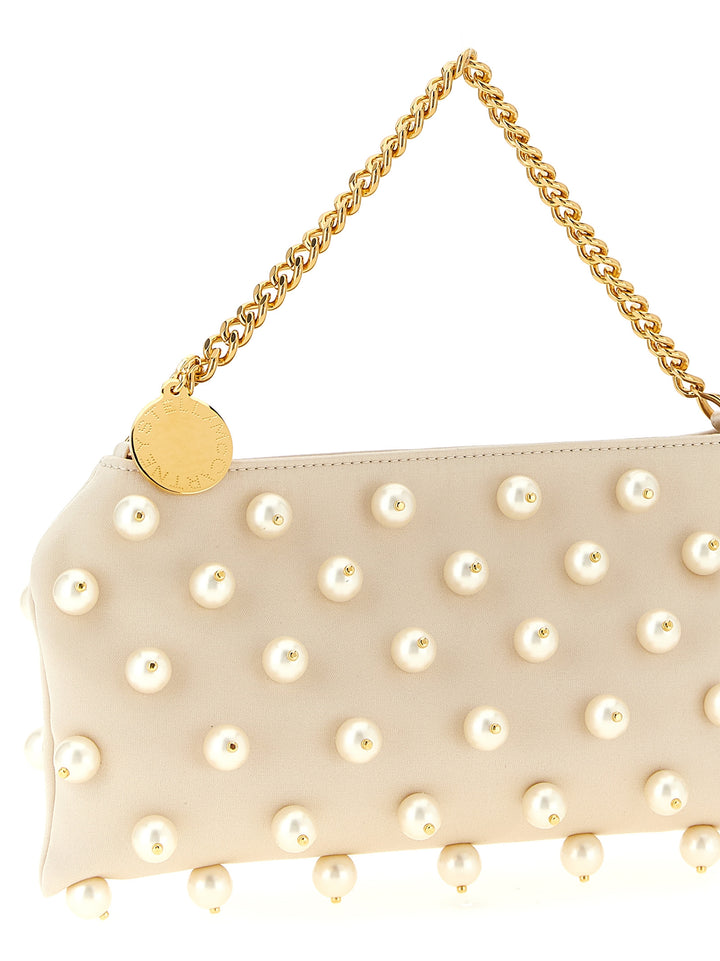Stella Mccartney Falabella Mini Evening Hand Bags - White | 5342366563b85b01a02e200330b68ba12bfef98a