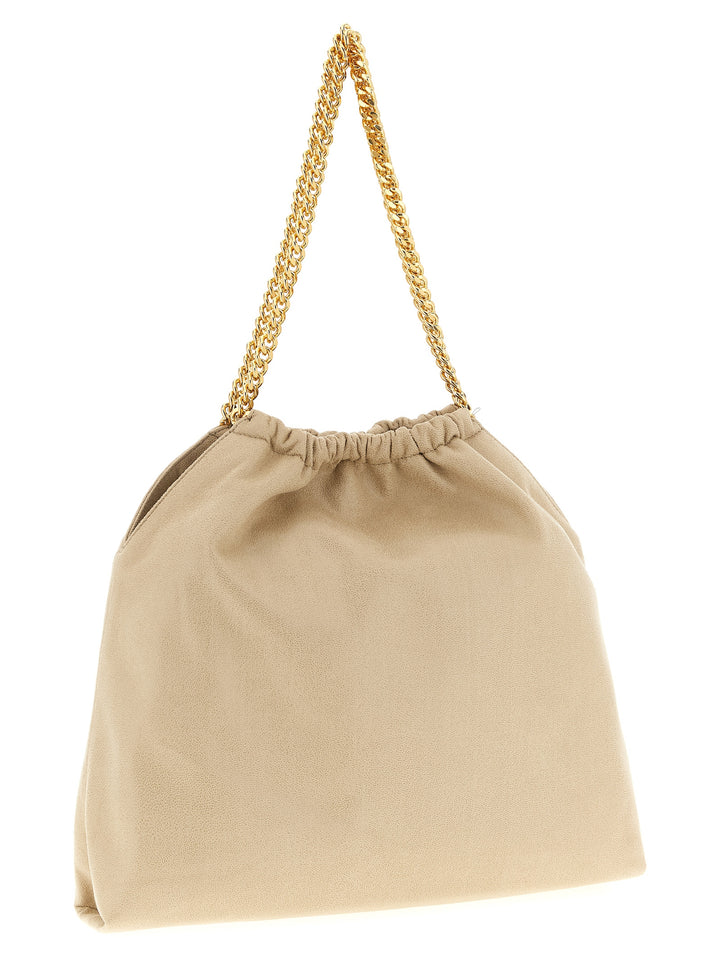 Stella Mccartney Falabella Drawstring Shoulder Bags - Beige | d54f0f9a187da37ddc6e7389088dbedd36e7c76d