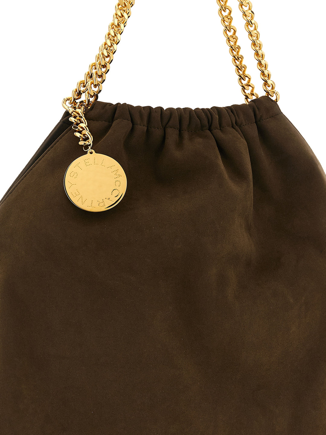 Stella Mccartney Falabella Drawstring Shoulder Bags - Brown | be1311298d09dc3c58f867d48d6b1e6a48d87f0a
