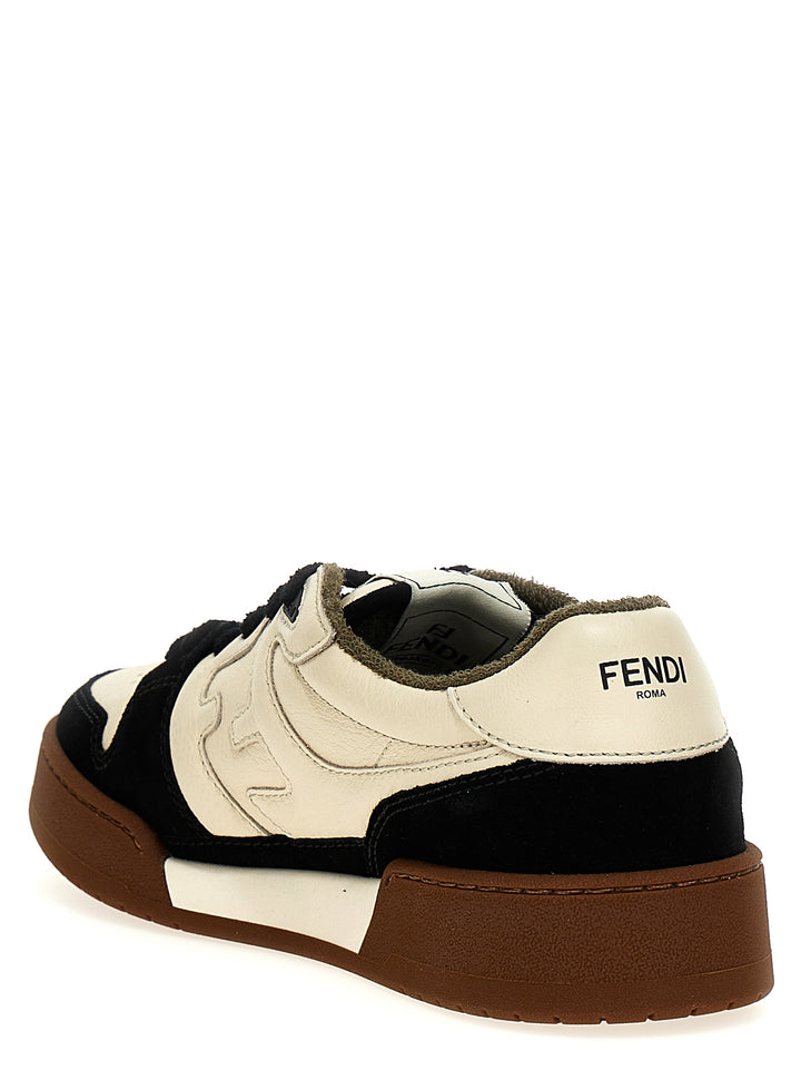 Fendi Fendi Match Sneakers - White/Black | e8fa8b32171fe92f6de0fc1b043fdbc3d89283a6