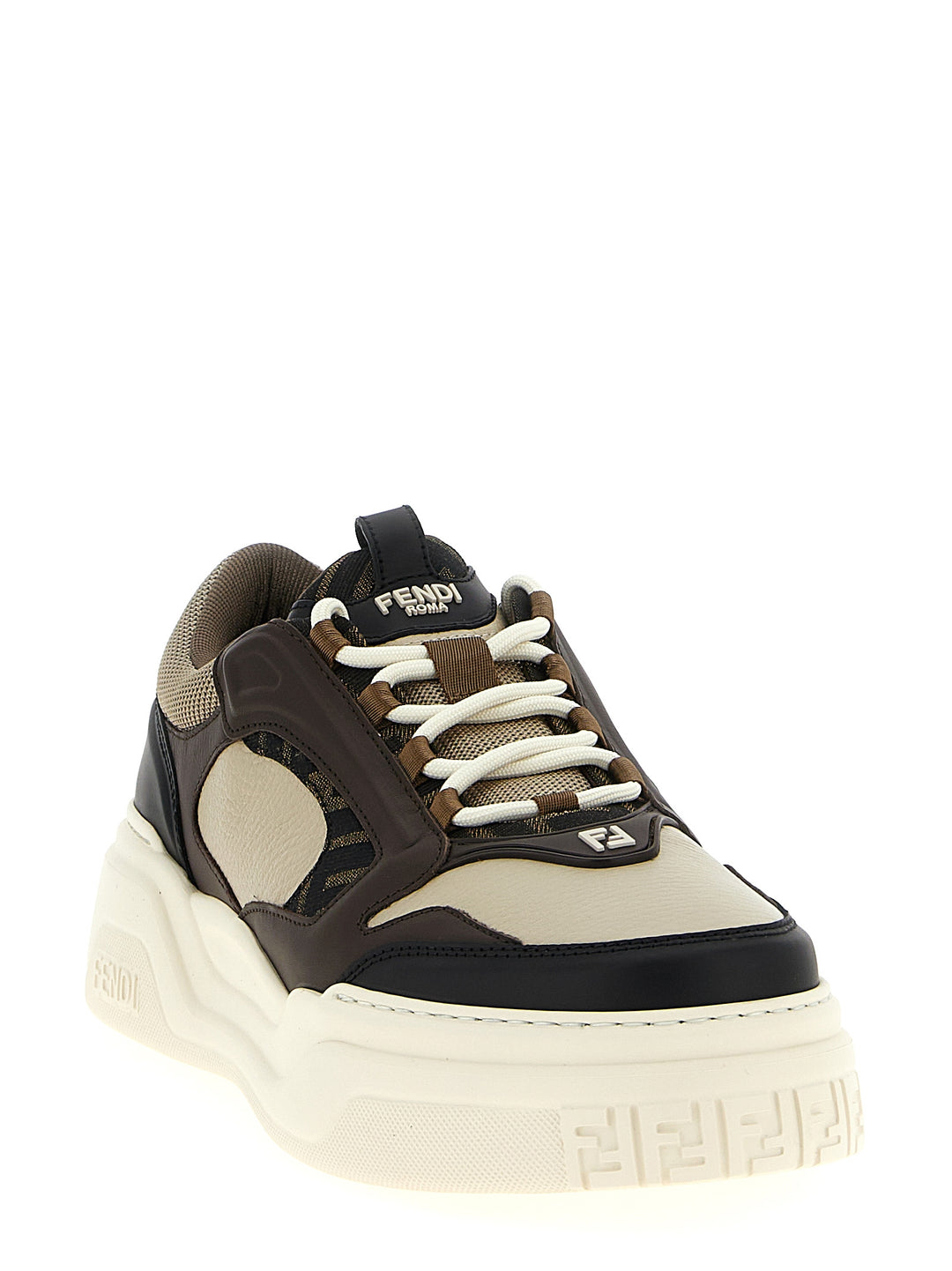 Fendi Force Sneakers - White/Black | 74923cd8f98cb01fa3170c8c4a586ea27a177f62