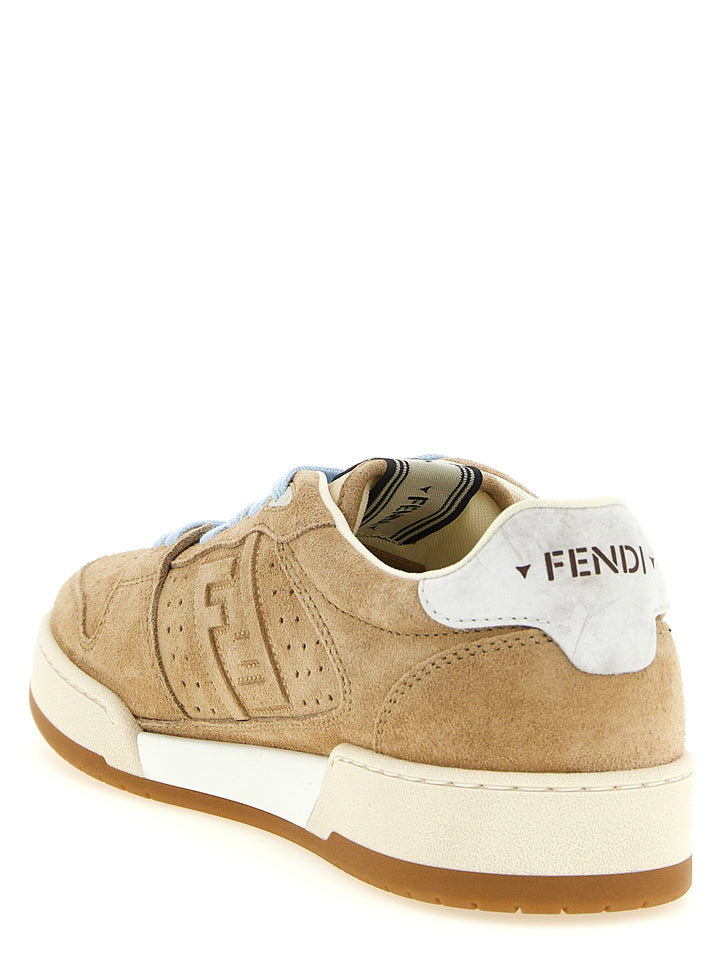 Fendi Fendi Match Sneakers - Beige | 07feff1ff3d23af7be3d96bb25007016dfc6f237
