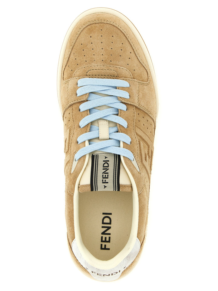Fendi Fendi Match Sneakers - Beige | 48c02df25305cc05aeaaeda56a3c8637347ea460
