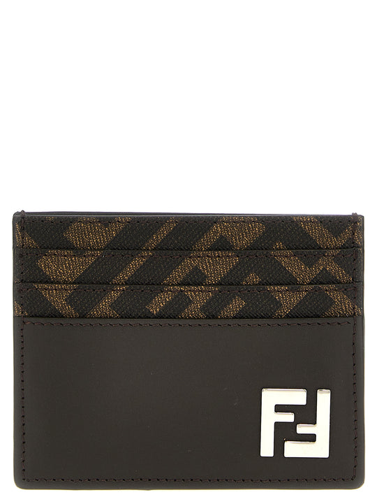 Squared Ff Wallets And Card Holders Brown