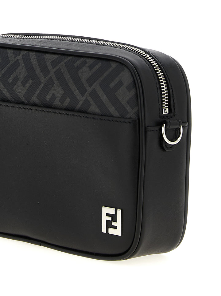 Fendi Camera Case Squared Ff Shoulder Bags - Black | 561d0dd1f36883bfb4c3c9e59b6140d92ec01ec5