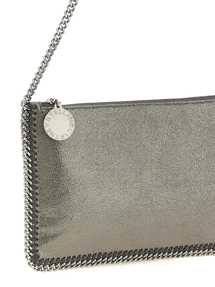 Stella Mccartney Falabella Clutch - Gray | 14c0ead6499f3e33cc7ae94b1dec8d7d0083f8ec