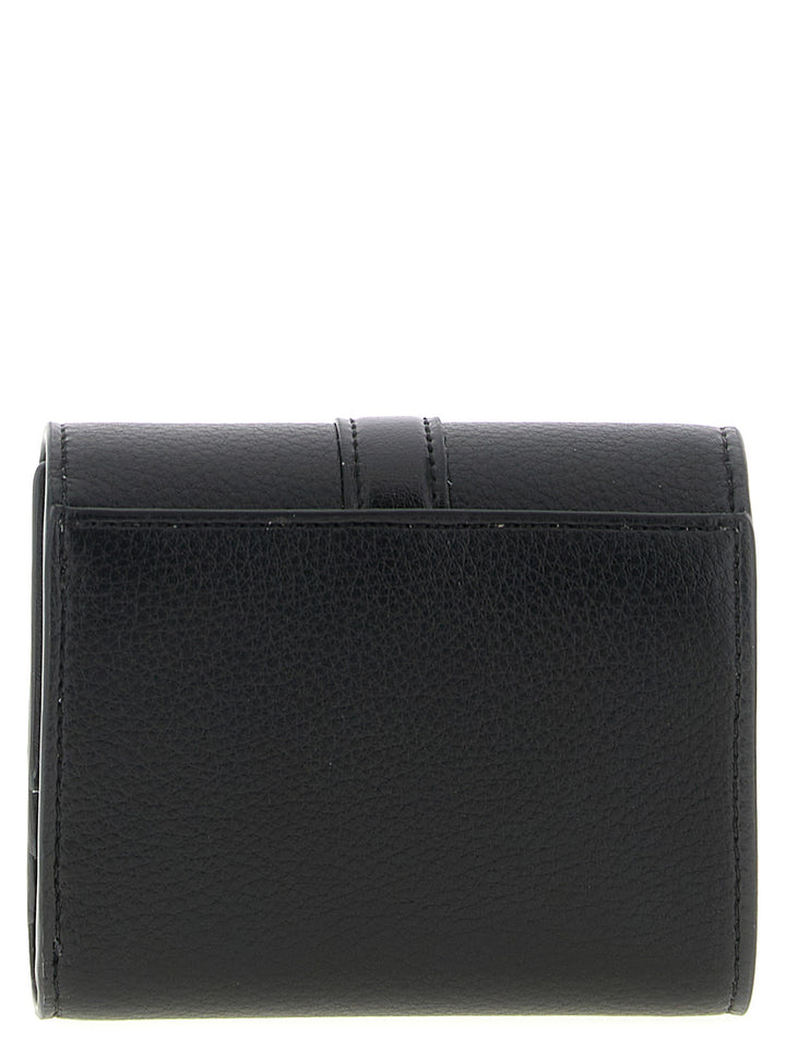 Stella Mccartney Stella Rider Trifold Wallets and Card Holders - Black | 63e806901b050dfe1be80691a57b61e94b1630b8