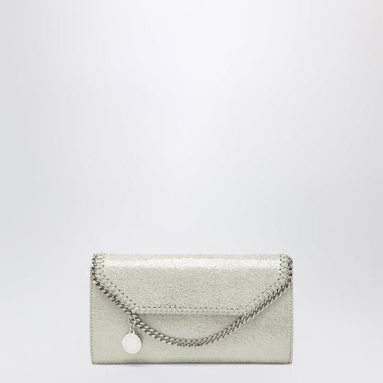 Light Lime Green Falabella Shoulder Wallet Bag