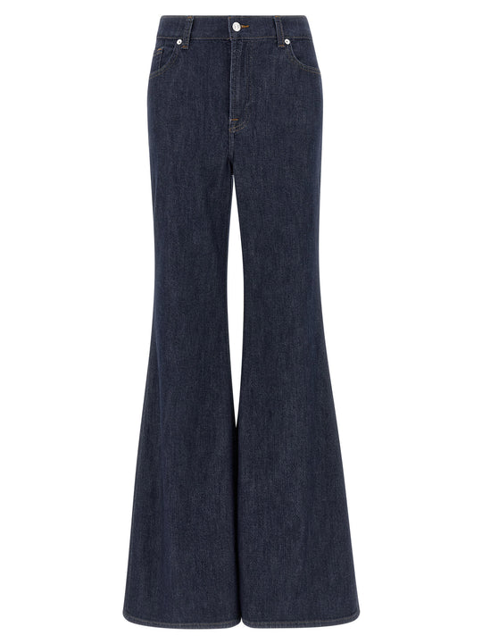 Retro Flare Jeans Blue