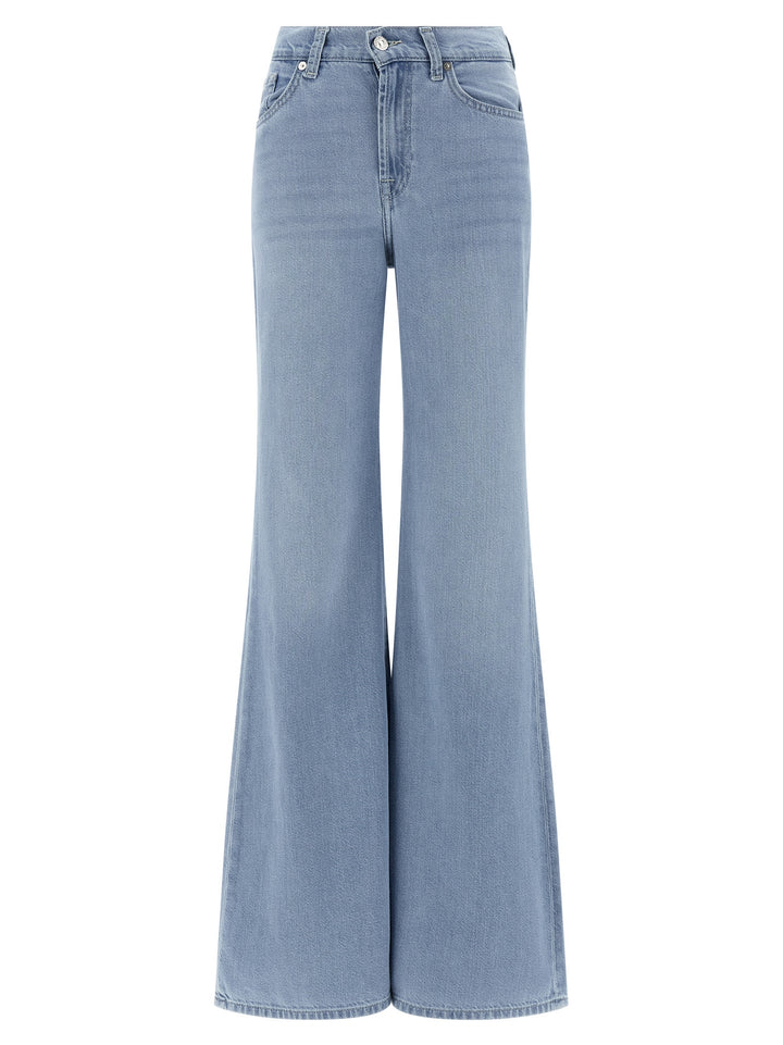 7 For All Mankind Retro Flare Hana Jeans - Light Blue | 47bc2c6d1d9220beb96aa10c181d0214707d0e80