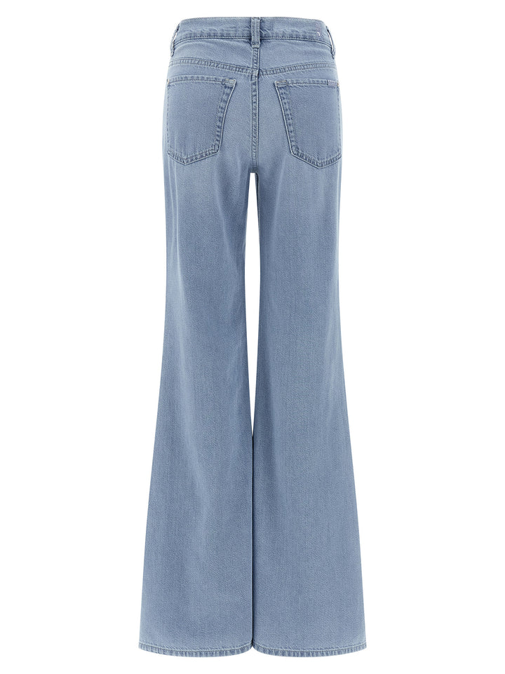 7 For All Mankind Retro Flare Hana Jeans - Light Blue | 09fc9ef1bc091535af9b31be07d8b76969906da6