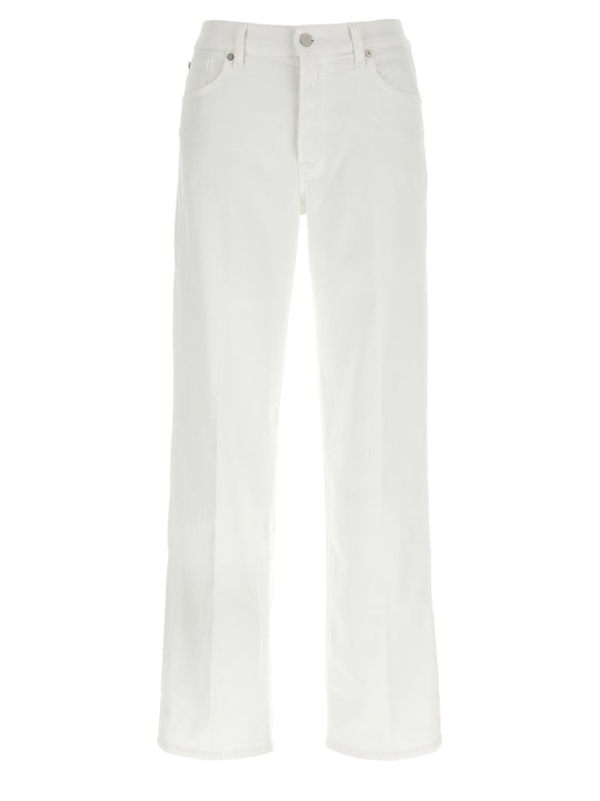 Stovepipe Jeans White