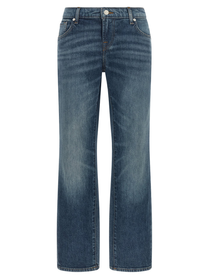 7 For All Mankind Low Cigarette Jeans - Blue | 697a4937587fd965d1d82768af93403df8f06f82