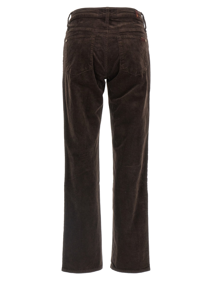 7 For All Mankind Calie Pants - Brown | 0b43d1a82c57a719658685828828df962536f792