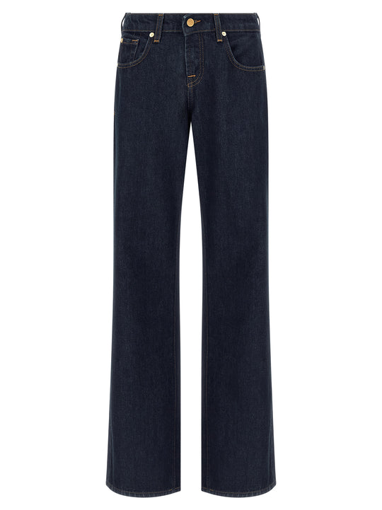 Low Waist Jeans Blue