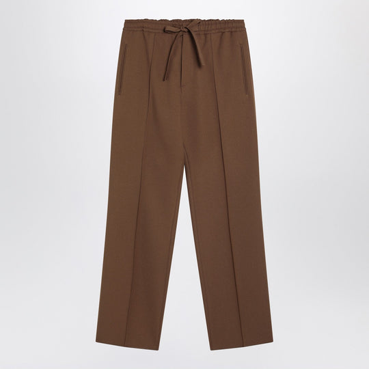 Brown Gabardine Trousers