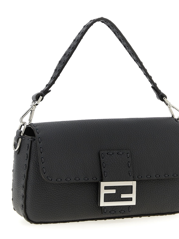 Fendi Baguette Shoulder Bags - Gray | 788456552b0f656b3106c1d9b8ac430abf8e9dc8