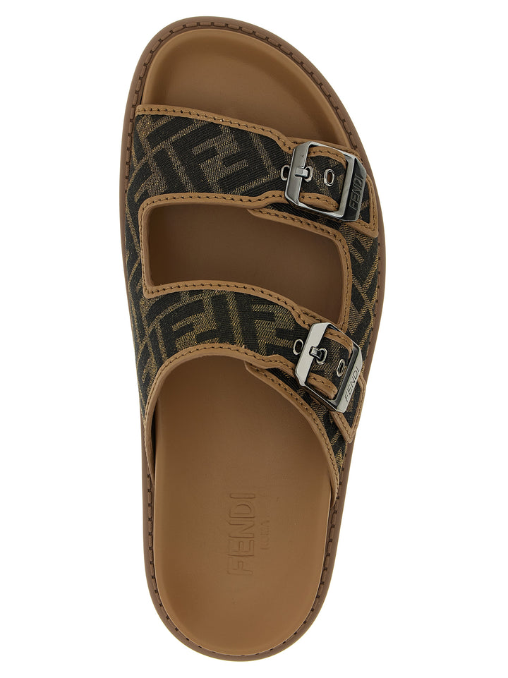 Fendi Fendi Feel Sandals - Brown | 1719fb2b63b169b82b11b53ff157de109b8051d7