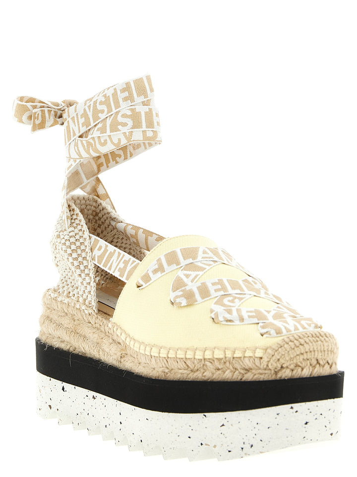 Stella Mccartney Gaia Wedges - Yellow | 2815c341dccdb1b4286b47d1758b672ea27ff1db