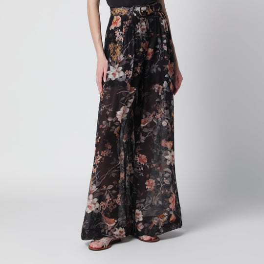 Black Carousel Trousers