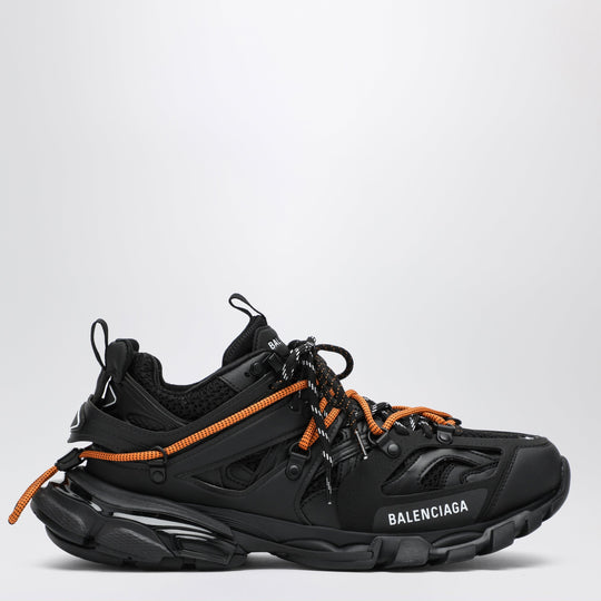 Black/Orange Track Sneakers