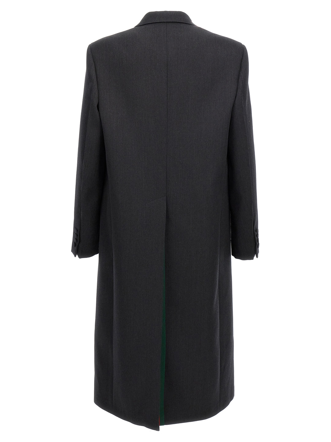 Gucci Double-Breasted Coat Coats and Trench Coats - Gray | daa927850a397cf1723892b4e36394cdca8e9353