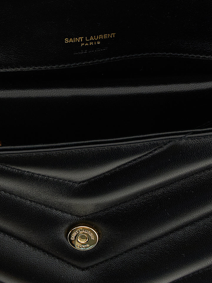 Saint Laurent Loulou Shoulder Bags - Black | 698e8cc01813f29f24bc39183dbb9a1b5e9c731f