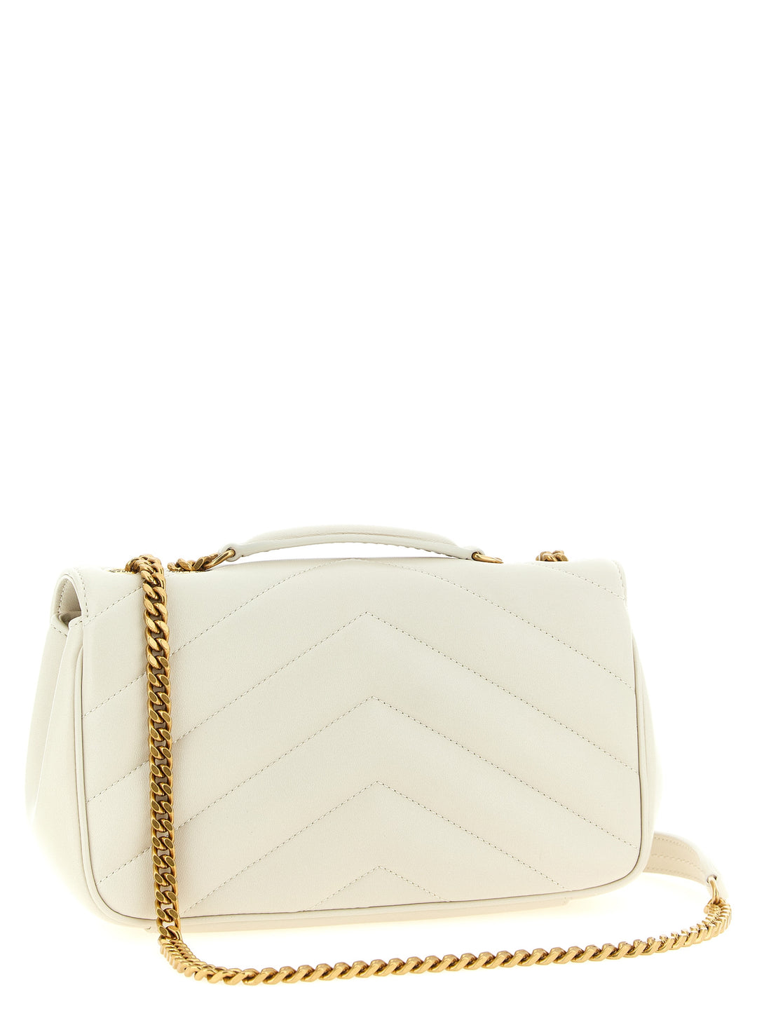 Saint Laurent Loulou Shoulder Bags - Beige | be3b9dac38226a050b2e8ed94ccf12b2b0d6a28d