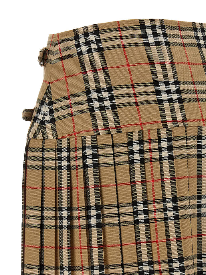 Burberry Kilt Skirt Skirts - Beige | 2bf481358cf72e94864d0beb92b2bbe90d65dd1a