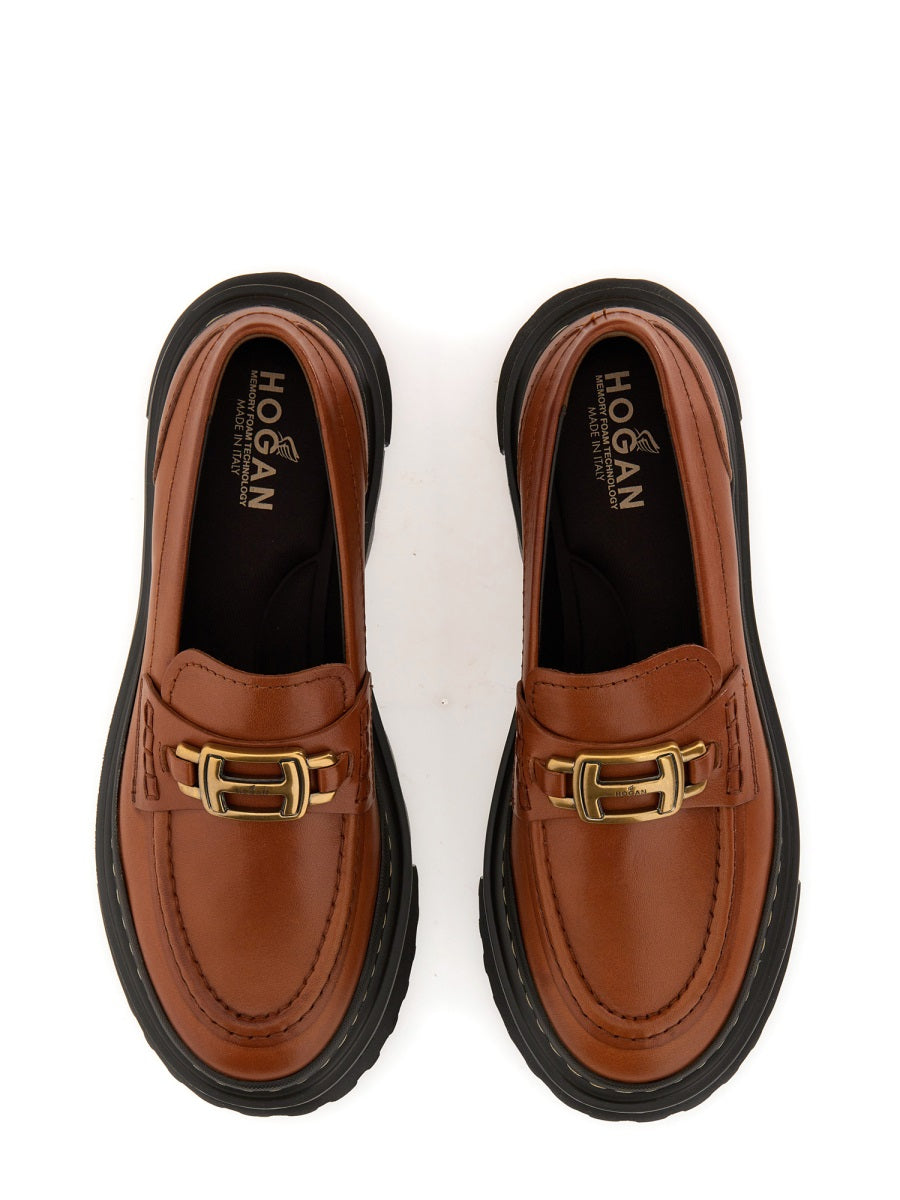 Hogan Loafers - Brown | Wanan Luxury