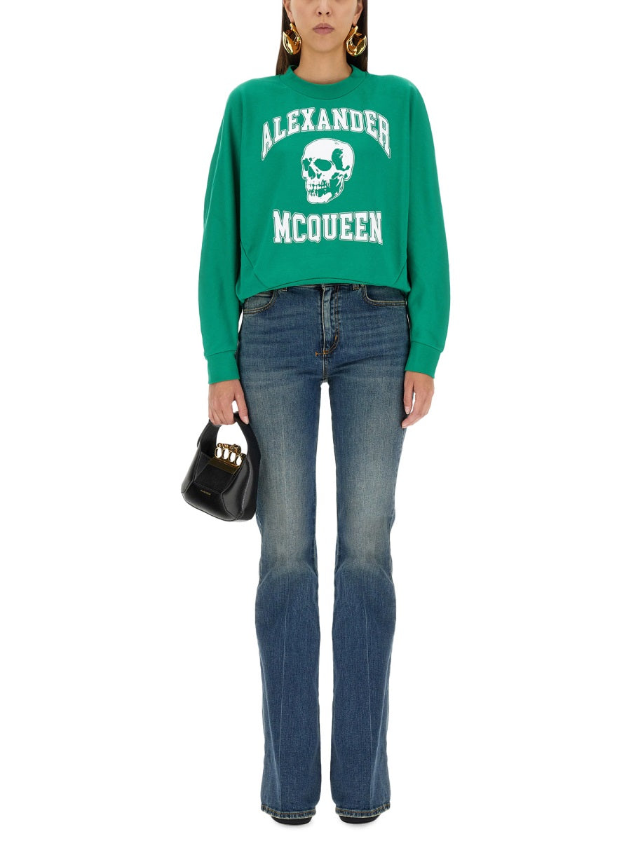 Alexander McQueen Sweatshirts - Green | Wanan Luxury