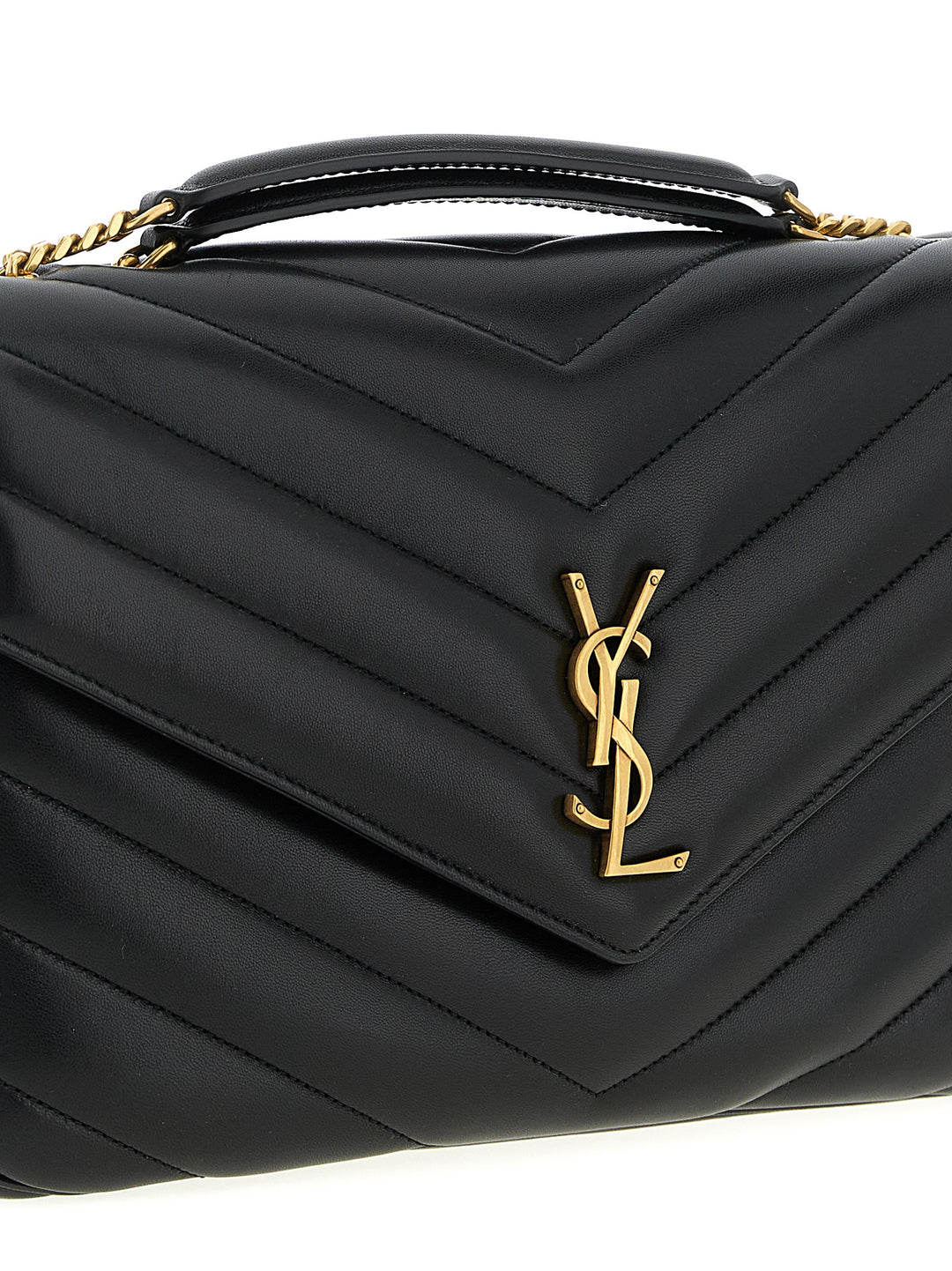 Saint Laurent Loulou Shoulder Bags - Black | 927e85c409cd69ef34e8eb9cb733c13d3cb8a813