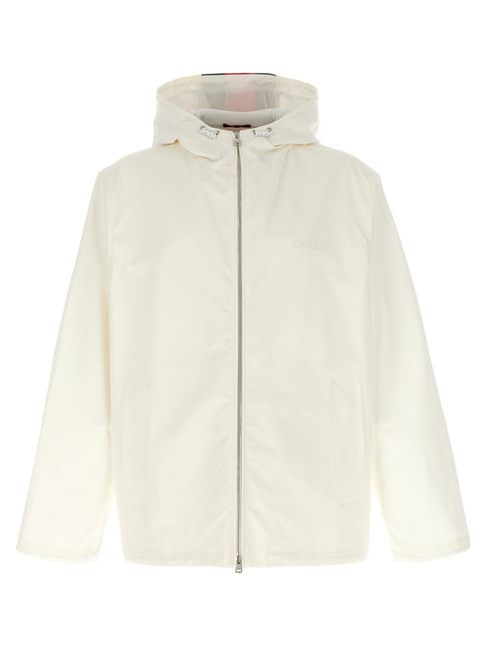 Nastro Web Water Repellent Jacket Puffer Jackets White